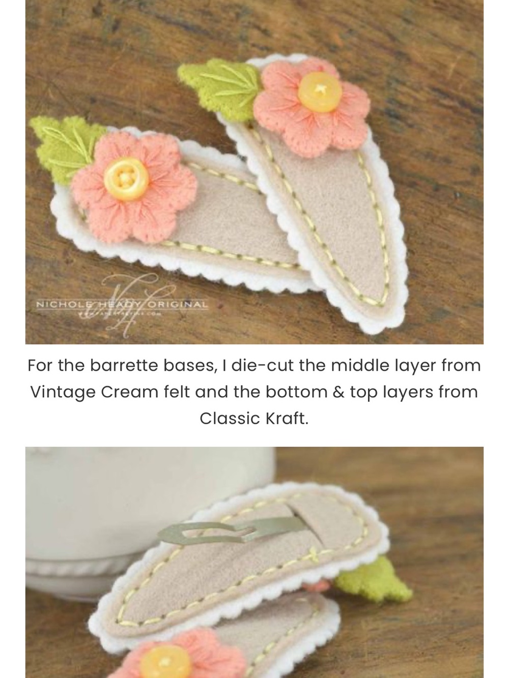 Die Cut Only Papertrey Ink Hair Clip cutting Dies